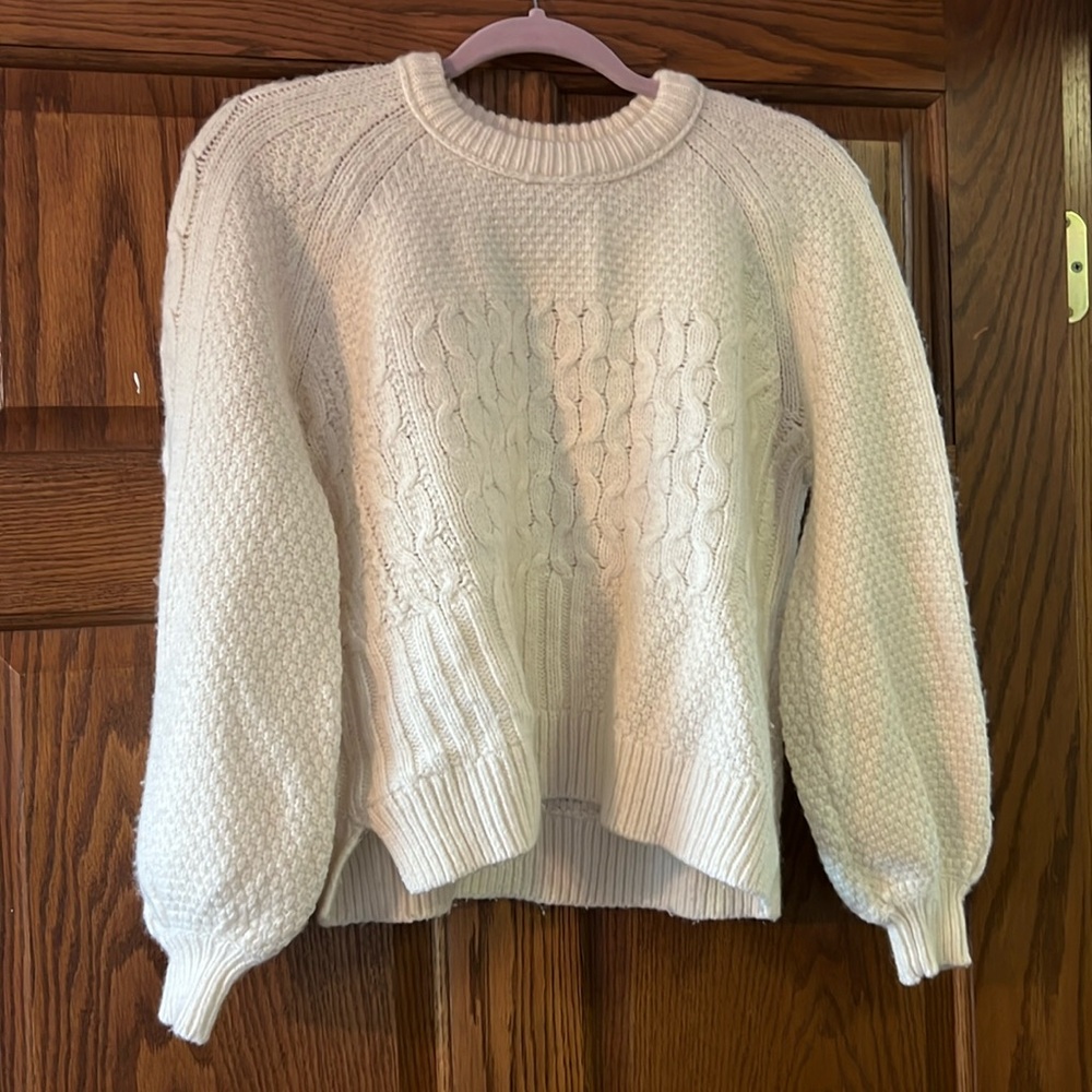 Madewell Cable Knit Sweater